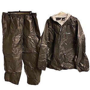 Frogg Toggs New Men’s Full Zip Rain Suit Size 2X Outdoors, Hunting, Camping